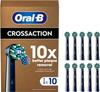 Braun Pro Brush Replacement Cross Genuine Box Oral-B Multi-Action Set, Action, EB50BRX-10, Black, 10-Pack, [Used]