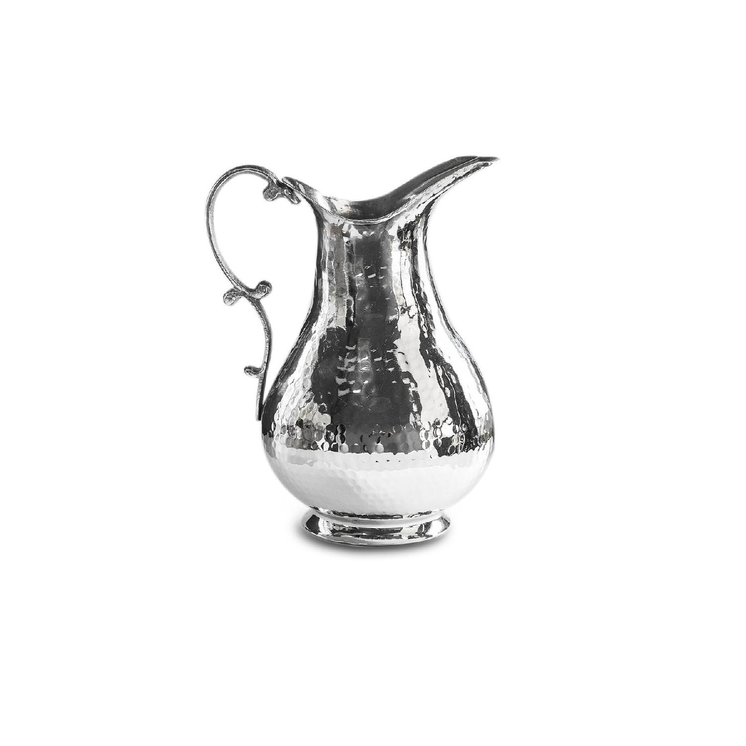 

Hammer Patterned Silver Plated Copper Jug срібний