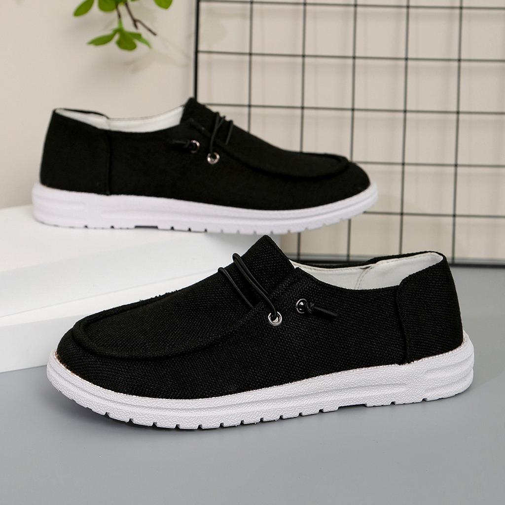 Women's Shoes Casual European and American Lace-up Flat-soled Single Shoes One-pedal Lazy Shoes