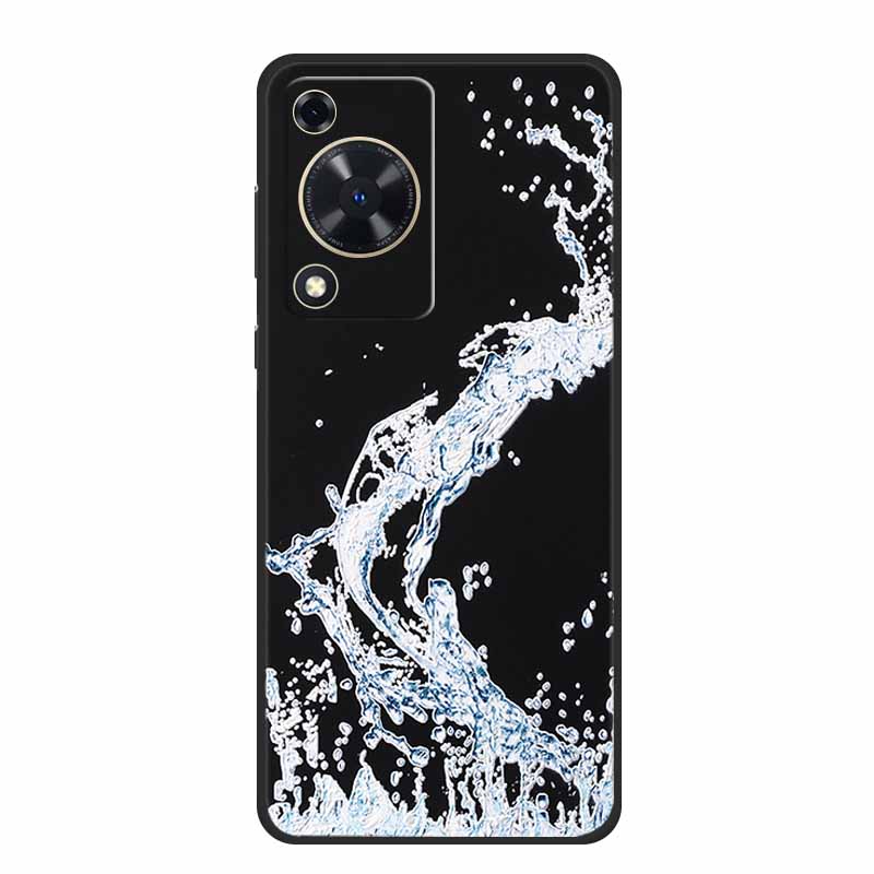 3D Emboss Case For Huawei Nova Y72s Y63 Y72 12s Pura 70 Pro Ultra P60 Pro Phone Case Y 72 S Y 63 Black Silicone Soft Back Cover