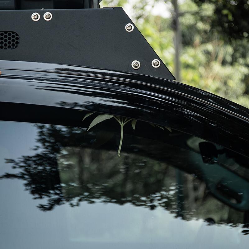 Window Visor Embedded Car Weather Shield Wind Deflector Translucent Black Car Accessories For Ford Ranger T9 Raptor Pickup Truck