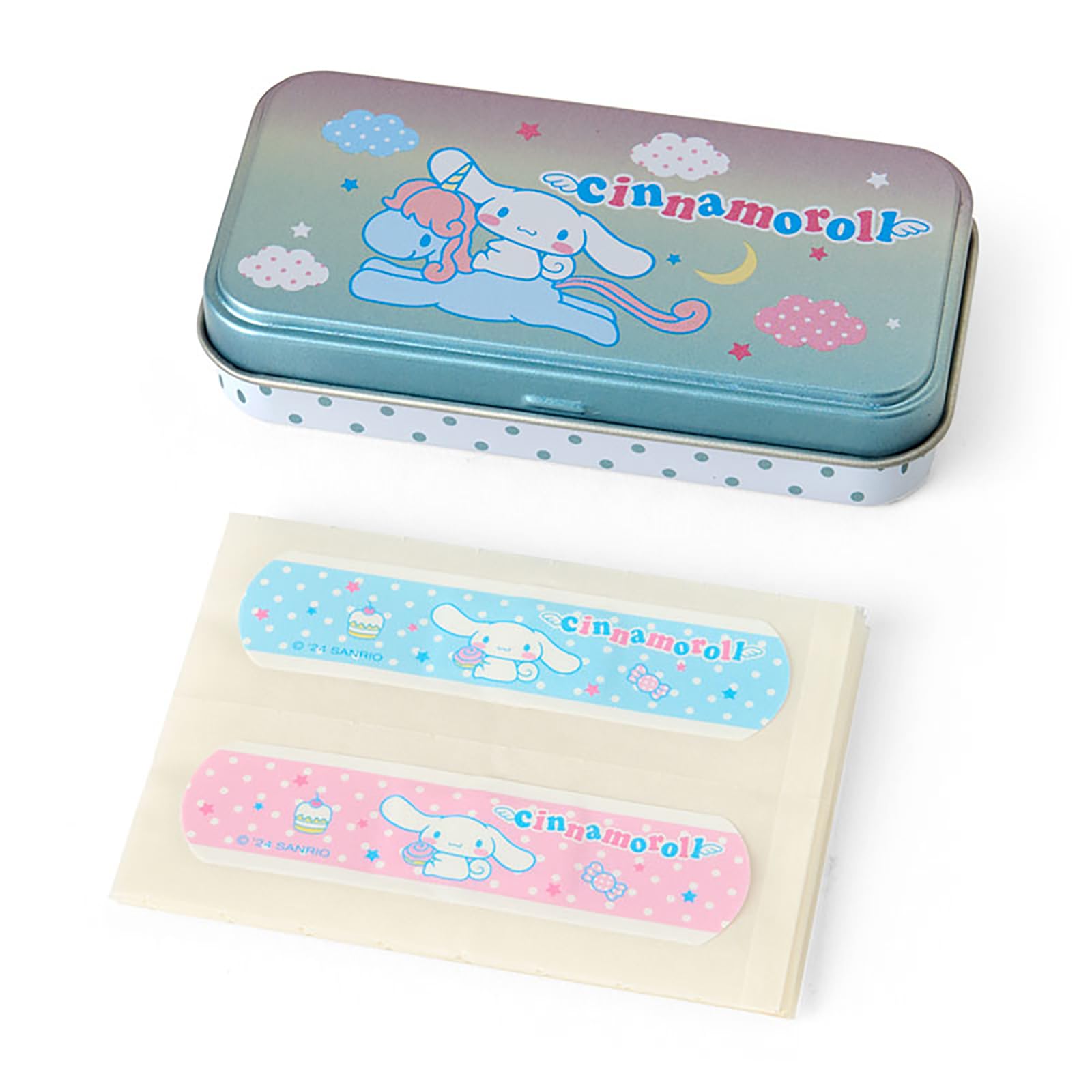Sanrio Tin Case Always 10 pieces designs x 5 pieces 452386 Band-Aids & (Everyday Goods, Sanrio) Cinnamoroll, (2 each)