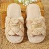 New home Mao Mao open slippers warm spring and autumn slippers couple summer floor mop