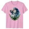 Ethereal Winter Beast Head Watercolor TShirt Mythological Creature Wildlife