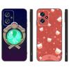 Genshin Impact Logo Black Silicone Phone Case For Xiaomi POCO X3 X4 NFC F3 F4 GT F5 M3 M4 M6 X5 X6 Pro 5G C55 C65 M5