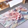 Květinová koupelnová předložka Květinový design Vnitřní rohožka Venkovský styl Kuchyňský koberec Domácí použití Dekorativní rohožka