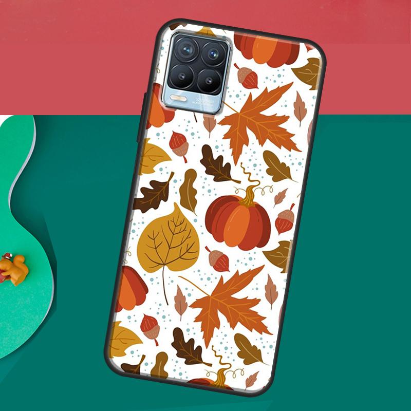 Autumn Leaves Fall Halloween Case For Realme 10 9 11 Pro Plus GT Neo 5 2T 3T C11 C15 C21Y C25s C30 C31 C33 C35 C55 Cover