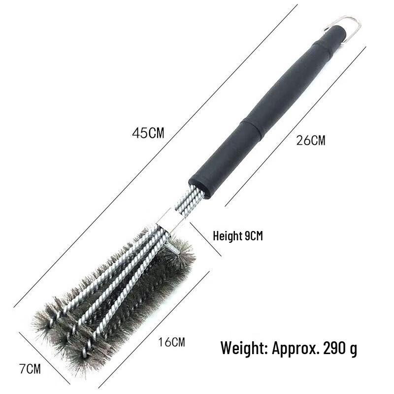 Stainless Steel BBQ Grill Cleaning Brush Set