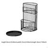Entryway Umbrella Holder with Removable Tray for Canes And Walking Sticks Storage