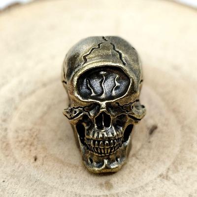 Porte-clés Paracorde Crâne à Œil Unique Pendentif DIY