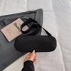 Multi-layer large-capacity lightweight and simple solid-color fashiable single-shoulder versatile casual sports crossbody bag