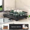 Multifunctional Kitchen Countertop Dish Rack with Storage for Bowls, Chopsticks, Plates, and Cutlery