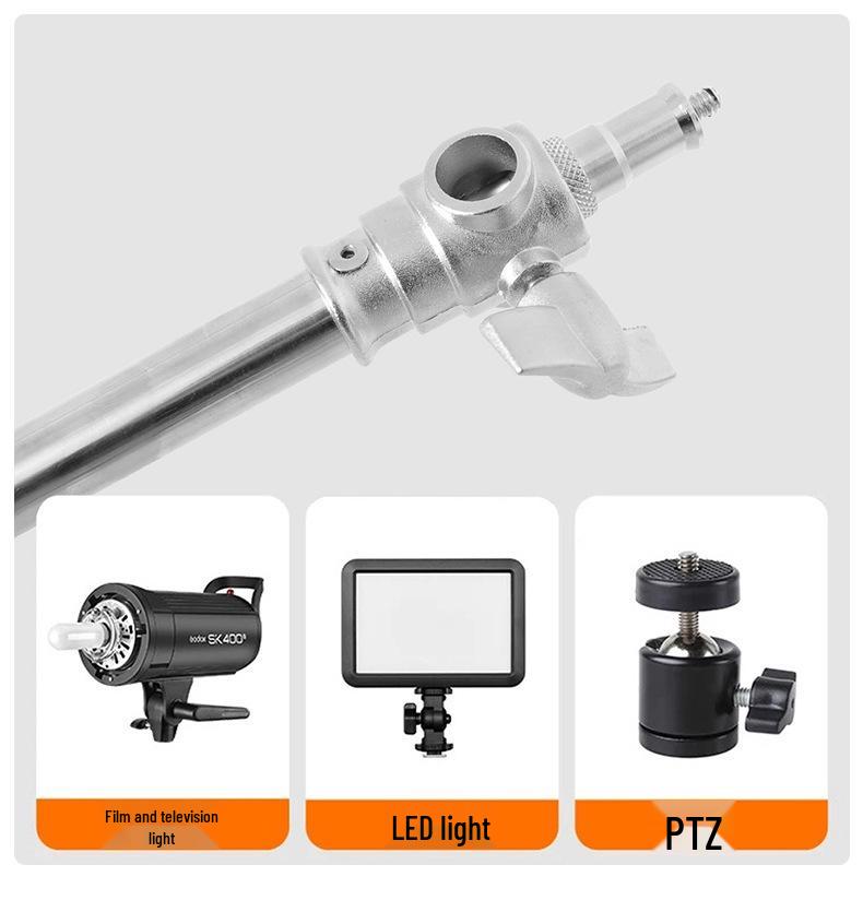 Suporte de Luz de Tripé LED para Fotografia ao Ar Livre, Ajustável de 2-2,8 Metros