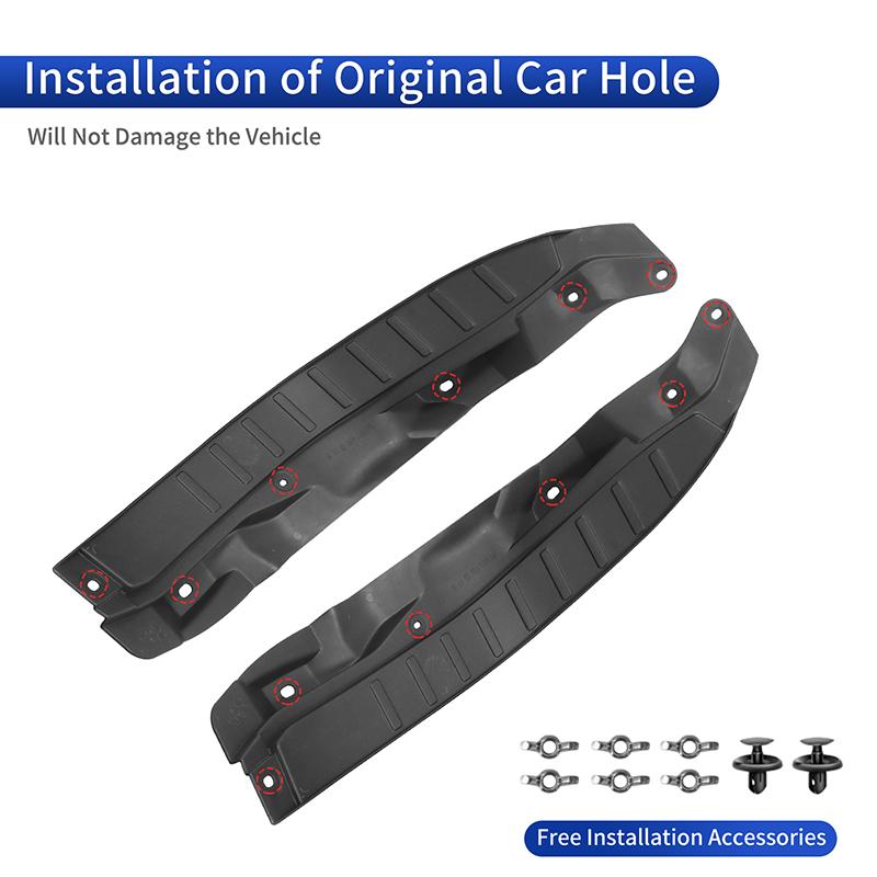 For Toyota 2024 2025 2026 Land Cruiser 250 Prado LC250 Rear Mud Flaps Plastic Anti-Splash Accessories Mudguards Upgrade Parts