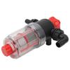 Water Pump Strainer Filter with 60 Mesh Stainless Steel Filter Screen High Flow Pipeline Filter Transparent Design 19mm