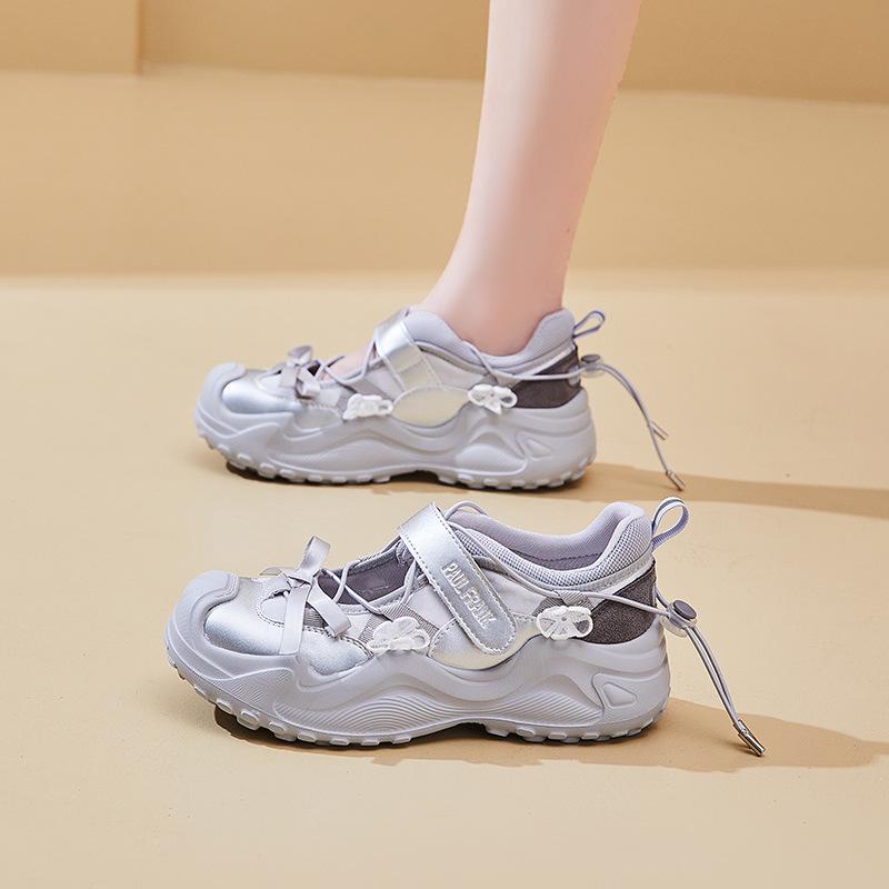 New Dad Shoes for Women Fashionable Thick-soled Sports Single Shoes