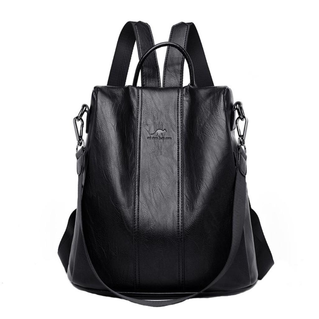 Backpack for Women PU Adjustable Strap Convertible Daily Commute