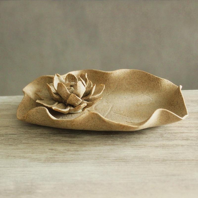 New Handmade Stick Incense Holder Lotus Incense Burner Gifts and Crafts Home Decorations Censer