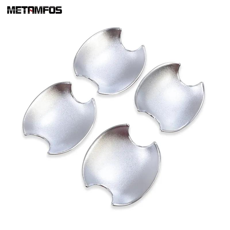 For Nissan Dayz      Chrome Side Door Handle Bowl Cover Trim Protection Cap Sticker Accessories Car Styling