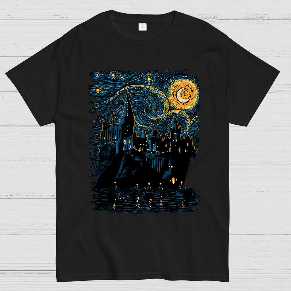Starry School Cotton Summer Casual Cool Loose T-Shirt