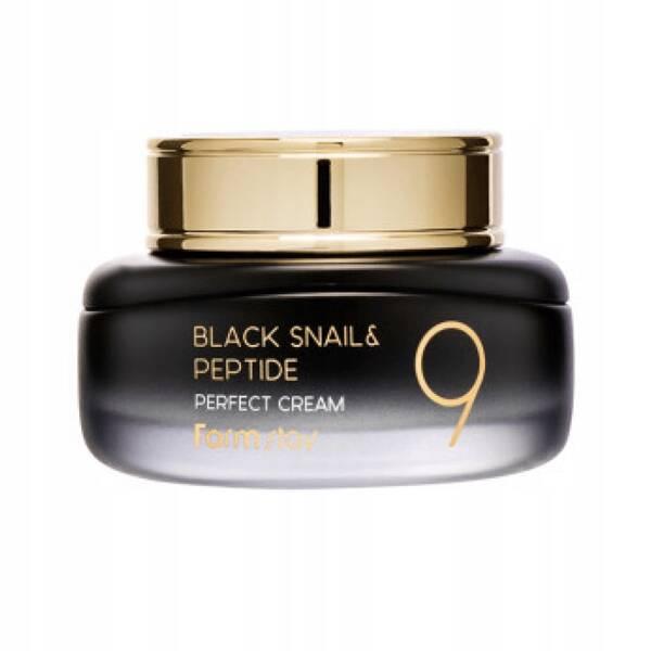 Farmstay Black Snail & Peptide9 Krem Do Twarzy Z Peptydami 55Ml