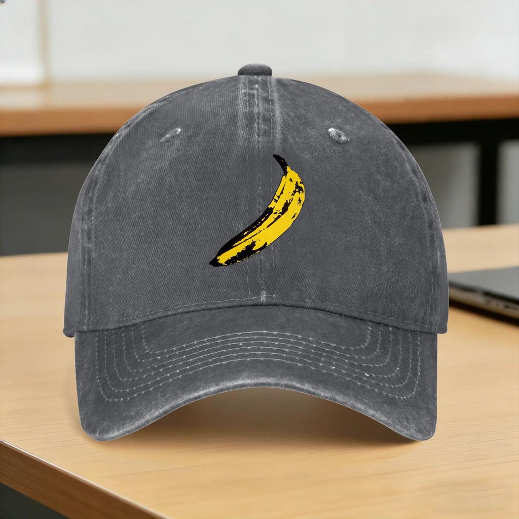 Funny Banana Washed Baseball Cap Yk Retro Sun Trucker Hat Summer Women Unisex Hunting Camping Baseball Caps