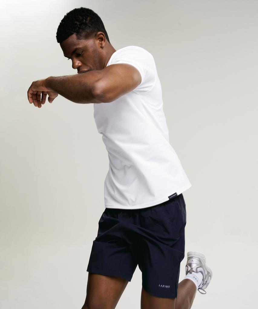 Leijibi Aero Touch Running Active Men'S & Women'S Sports Gymwear Workout Shorts M Dark Navy