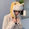 Cute Windproof Hat for Cycling In Autumn and Winter, Solid Color, Simple and Warm Hat for Preventing Cold