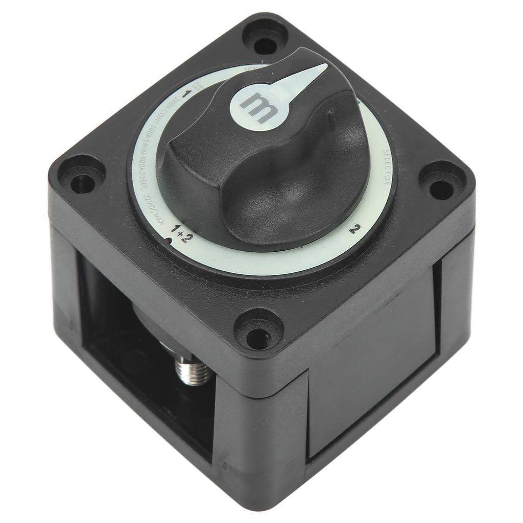 Marine Battery Selector Switch 4 Position Isolator Power Circuit Cut Off Switch for Boat RV