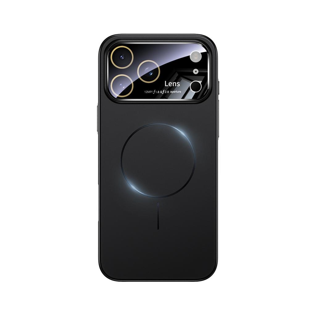 Magnetic Wireless Charging Colorful Case for iPhone 17 16 15 14 13 Pro Max Plus 17Air Skin Feel Large Window Lens Protect Cover