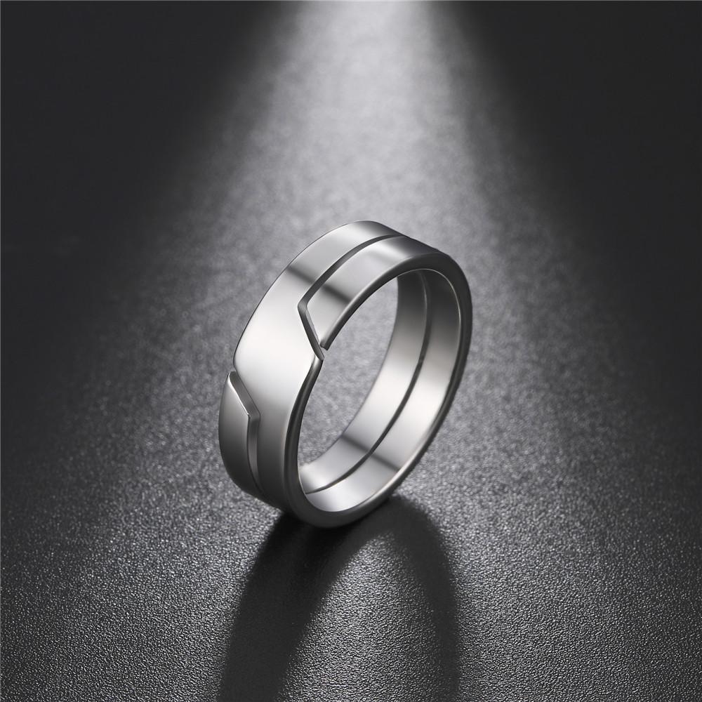 Cazador Minimlist Stainless Steel Rings for Men Women Couple Jewelry Finger Ring Engagement Anniversary Gift 2026 Aesthetic New