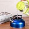 3L Stainless Steel Whistling Tea Kettle Water Boiler Heat-Resistant Flat Bottom Teapot Multi-Function Camping Pot for All Stoves