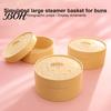Creative Material Storage Bin Steamer Shape Box, with Lid, DIY Fondant Bread Artisan Craft Supply Box Crafts Display Case, for Handmade Collectibles