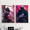 Handsome And Mysterious Japanese Samurai Anime Character Art Poster Canvas Printing Living Room Bedroom Home Decoration Painting