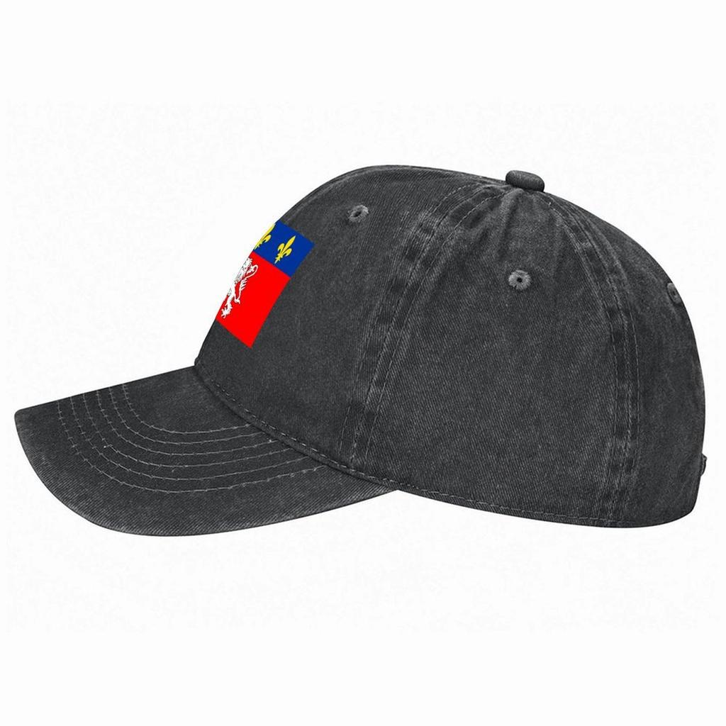 2026 Lyon France Flag Baseball Cap Big Size Hat Anime Gentleman Hat Luxury Man Hat Mens Tennis Women's