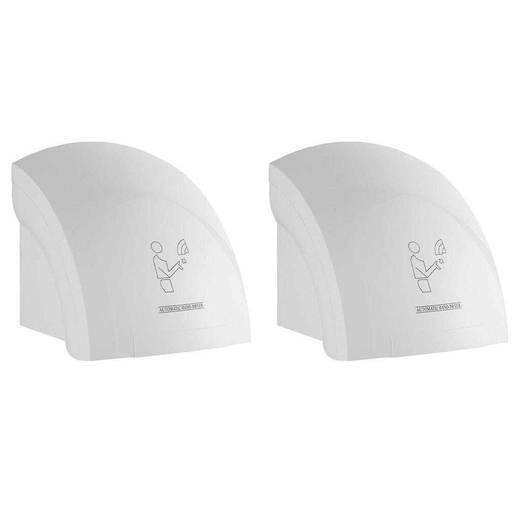 Automatic Electric Hand Dryer Wall Mounted Low Noise Blower for Toilets Cold Wind