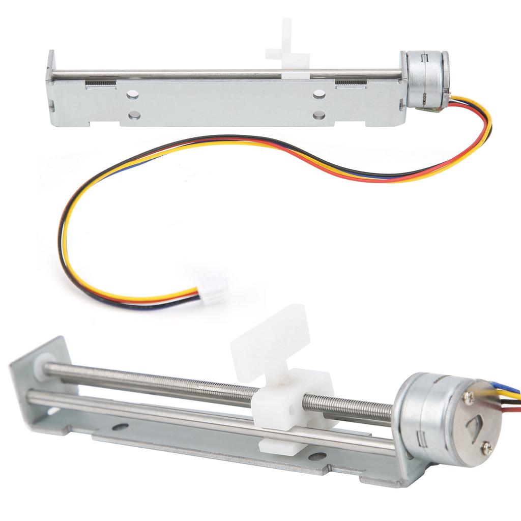 Stepper Motor Linear Stroke with Slider 80mm 2‑Phase 4‑Wire DIY Small Laser Engraving Machine