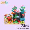 Ovly DIY Kreative Unterwasser Welt Abenteuer Hai Teufel Fisch Ozeane Tier Pflanze Aquarium Display Kleine Partikel Bausteine Set für MOC