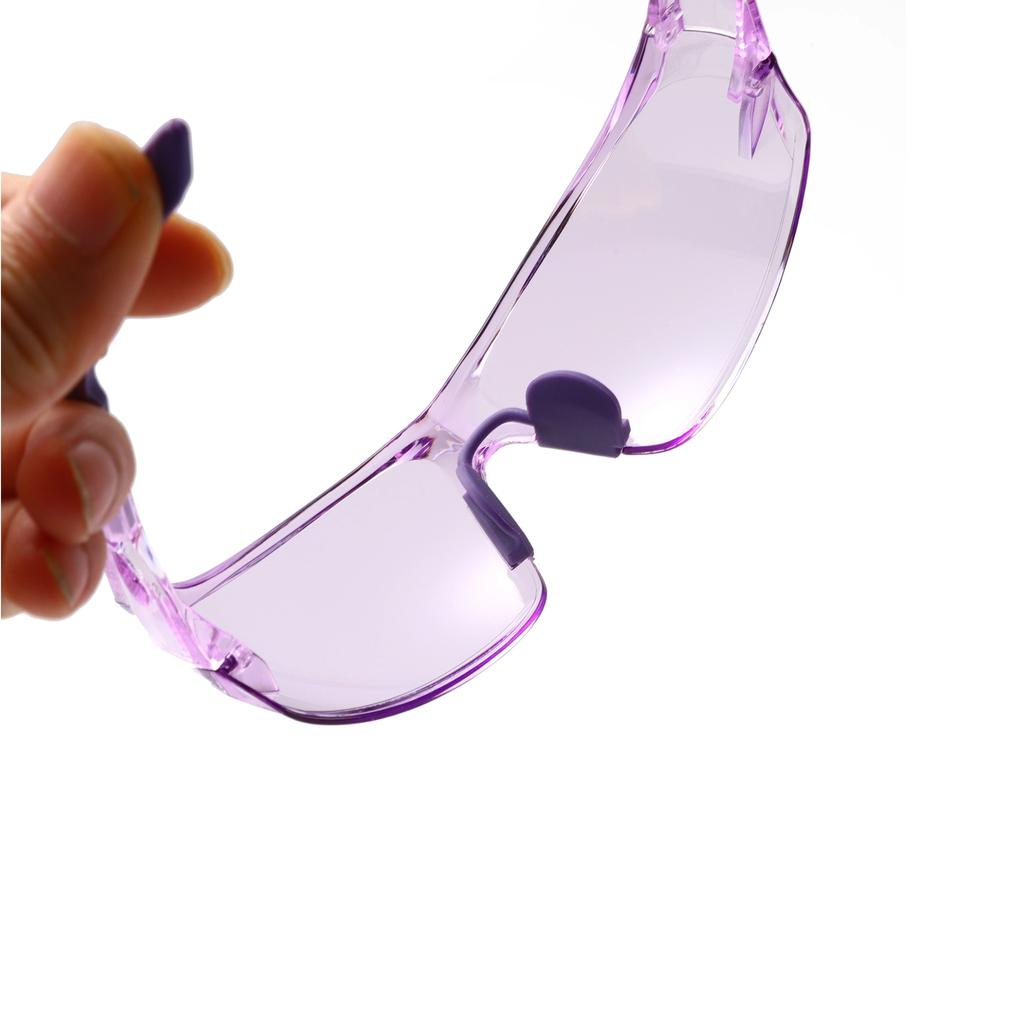 Transparente bunte Schutzbrille, Unisex Anti-Beschlag Arbeitsbrille, Geeignet für Bauwesen, Labor, Radfahren und Outdoor-Sportarten
