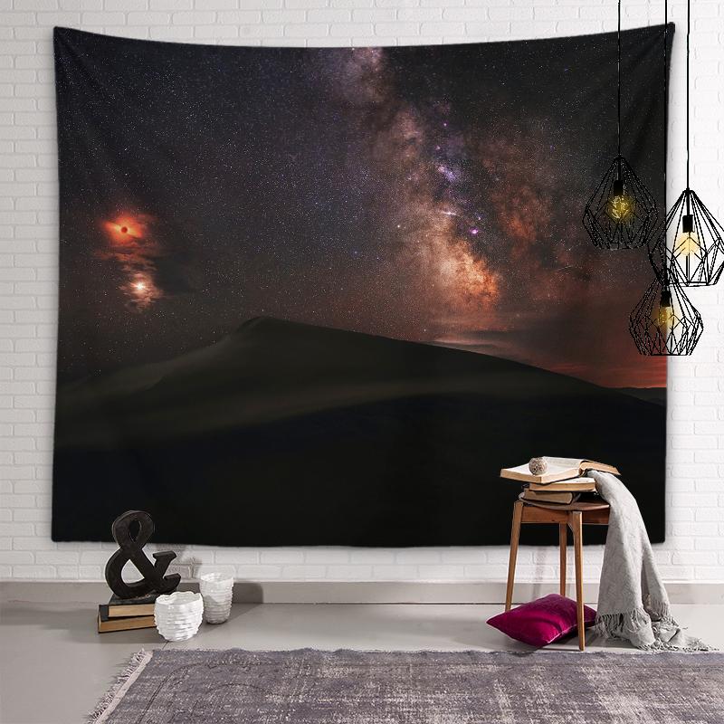 Winter Landscape Wall Art Aesthetic Tapestry Sunset View Tapestry Dormitory Room Aesthetic Decor Bedroom Home Decor
