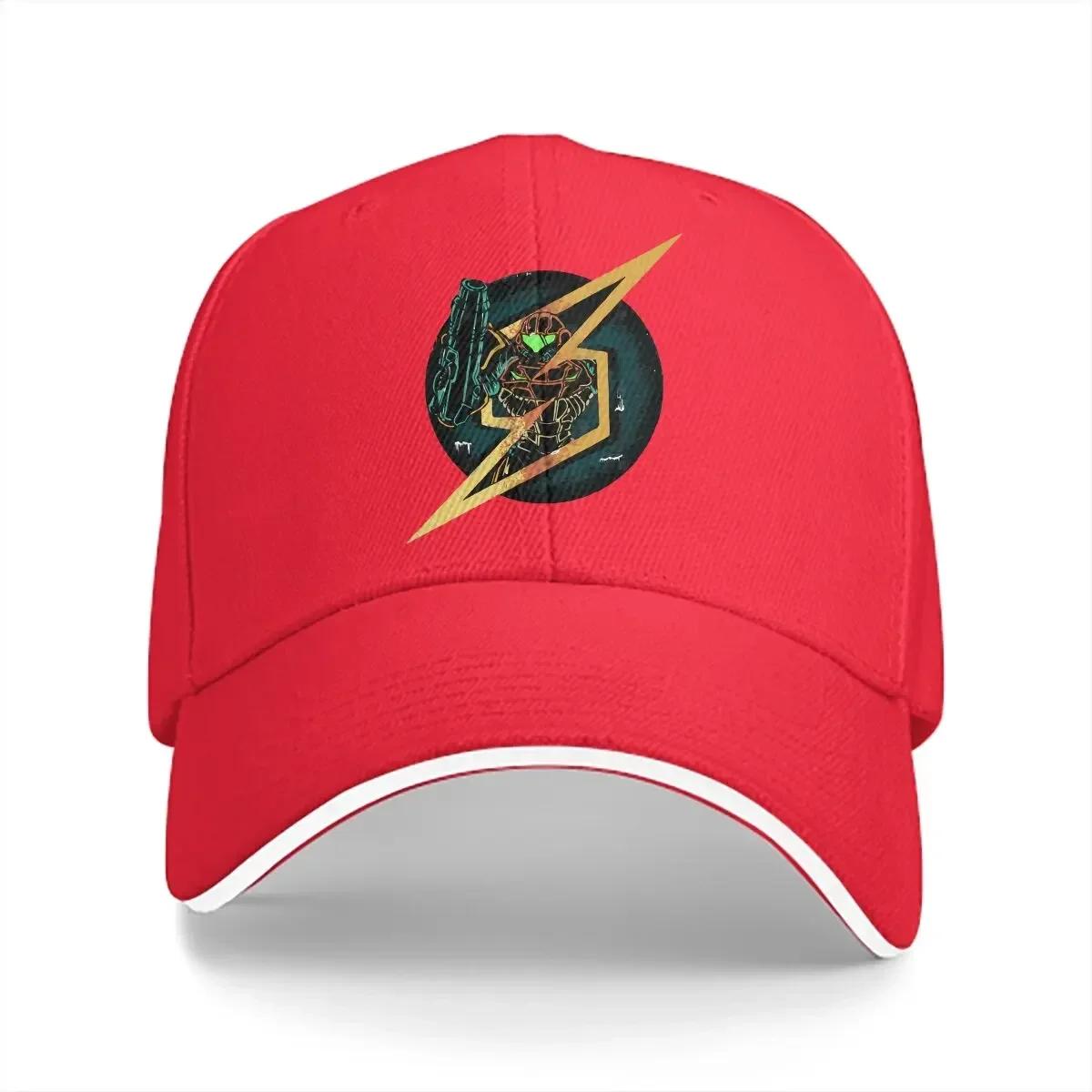 Samus Lightning Ball Baseball Cap Unisex Hats Women Visor Protection Snapback Super Metroid Caps One Size