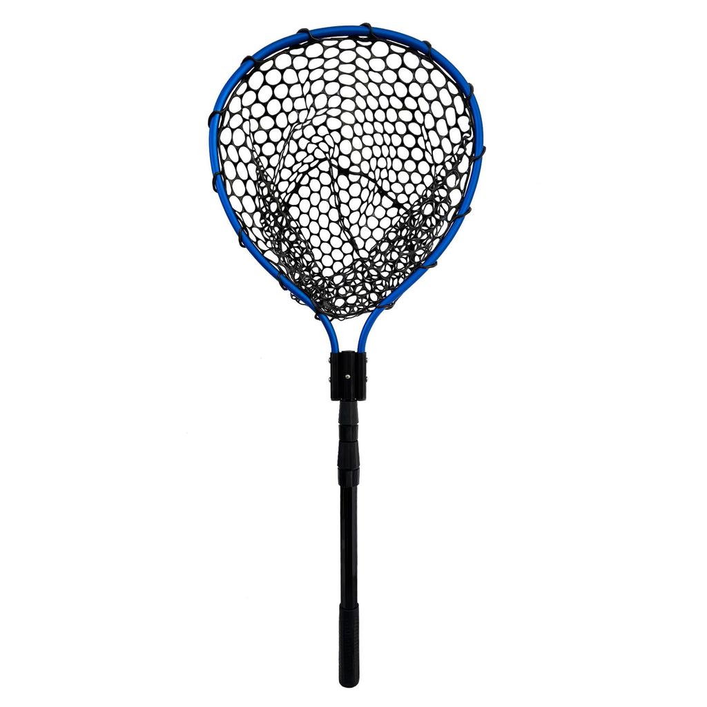 Adjustable Aluminum Silicone Folding Fishing Net - Portable, Large, Multi-Style, Three-Section Design