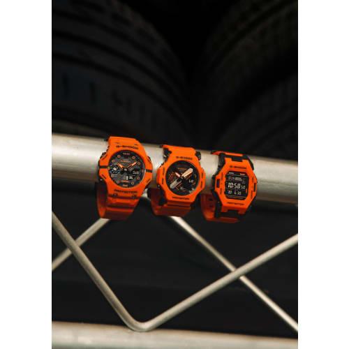 Casio Klokke G-Shock [] Utstyrt med Bluetooth og bruker biomasseplast GD-B500FL-4JF Herre Oransje