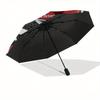 Lightning McQueen,Cars Movie Fully automatic themed umbrella - 8 ribs durable iron frame, tri-fold compact design, perfect as a gift, travel