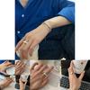 Elegant 925 Sterling Silver Ring For Women Simple Smooth Square Geometric Design