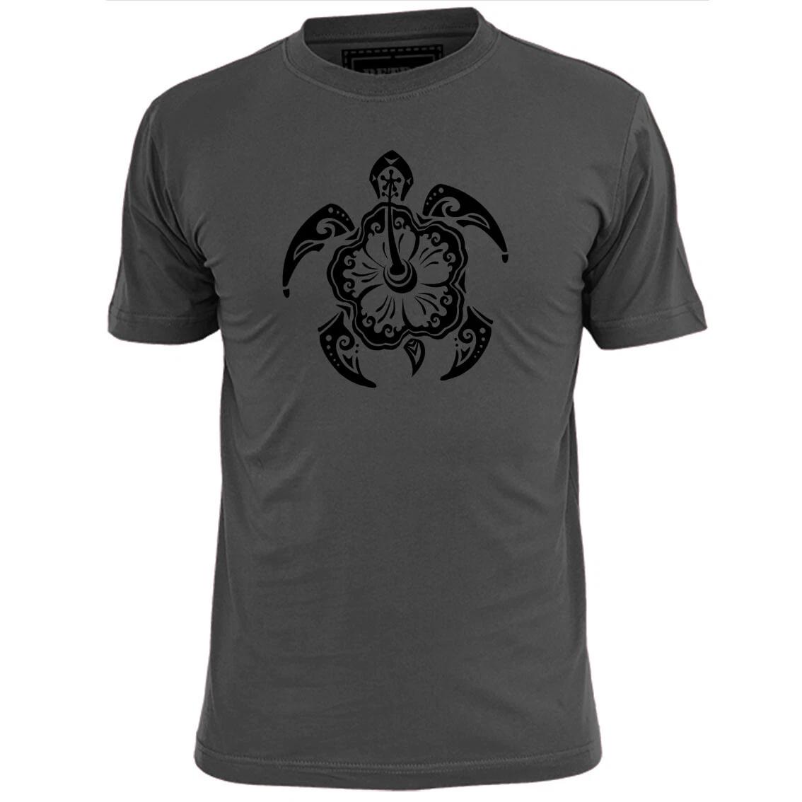 Mens Tribal Maori Turtle T shirt Tattoo Reptiles Body Art XL