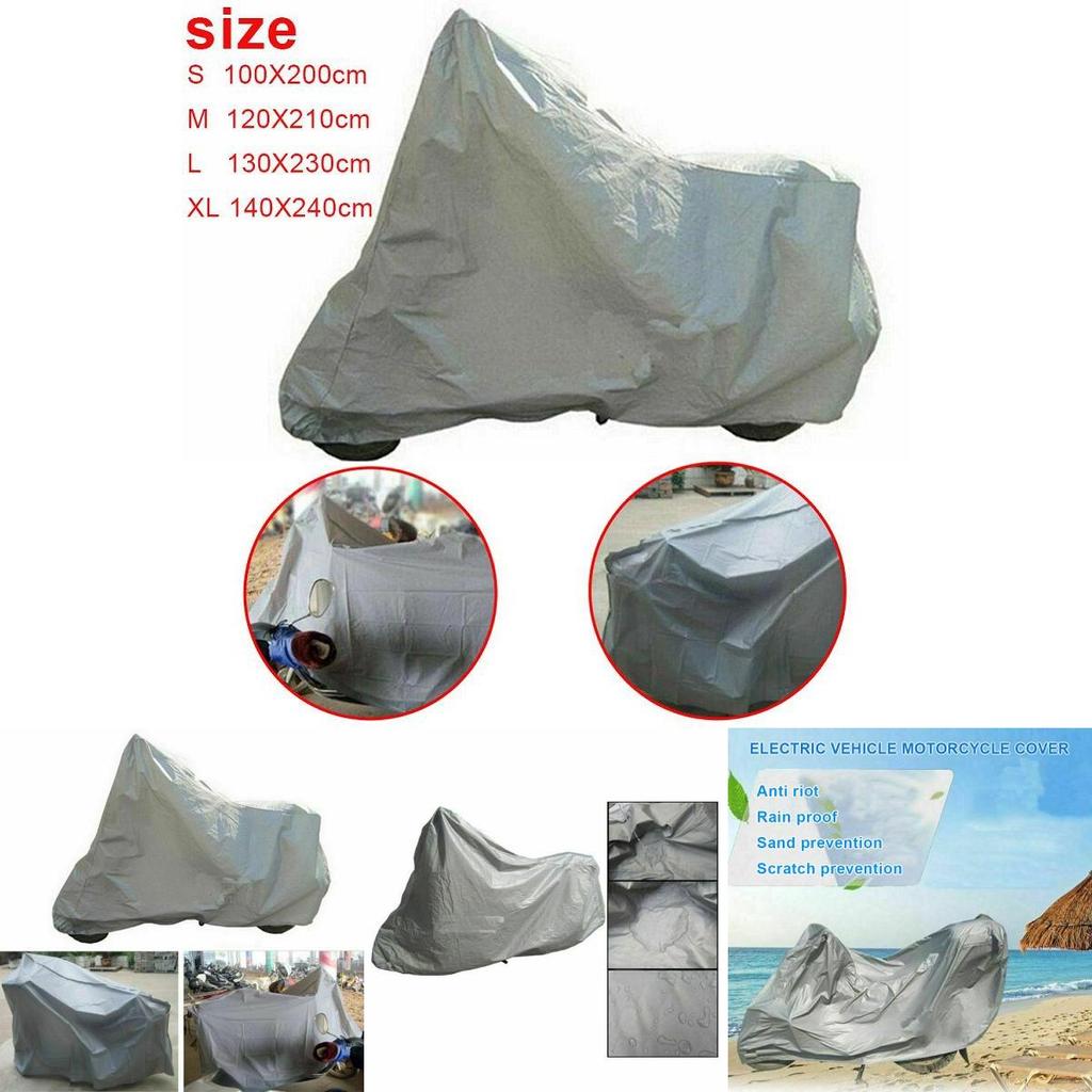 Waterproof Dustproof Uv Sun Rain Snow Motorcycle Cover For All Weather Protection