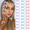Yousheng 10/24 ks Dívčí sponky do vlasů Mašle Saténové sponky do vlasů Tvar hvězdy Dlouhé krátké kudrnaté zapletené vlasy Nástroj Vlasové doplňky
