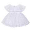 Famuka Baby Summer Tulle Skirt Cotton Coverall Dress with Solid Beige Sizes Girls' Dress, Ruffles, (White 3, 12-18M)