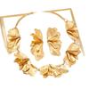 Hot Sale Premium Design Leaf Stud Earrings Necklace Set Suitable for Women Street Parties Wear Ear Accessories